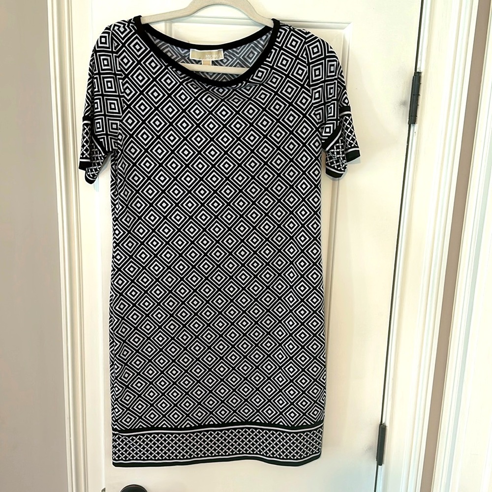 Never worn black and white dress